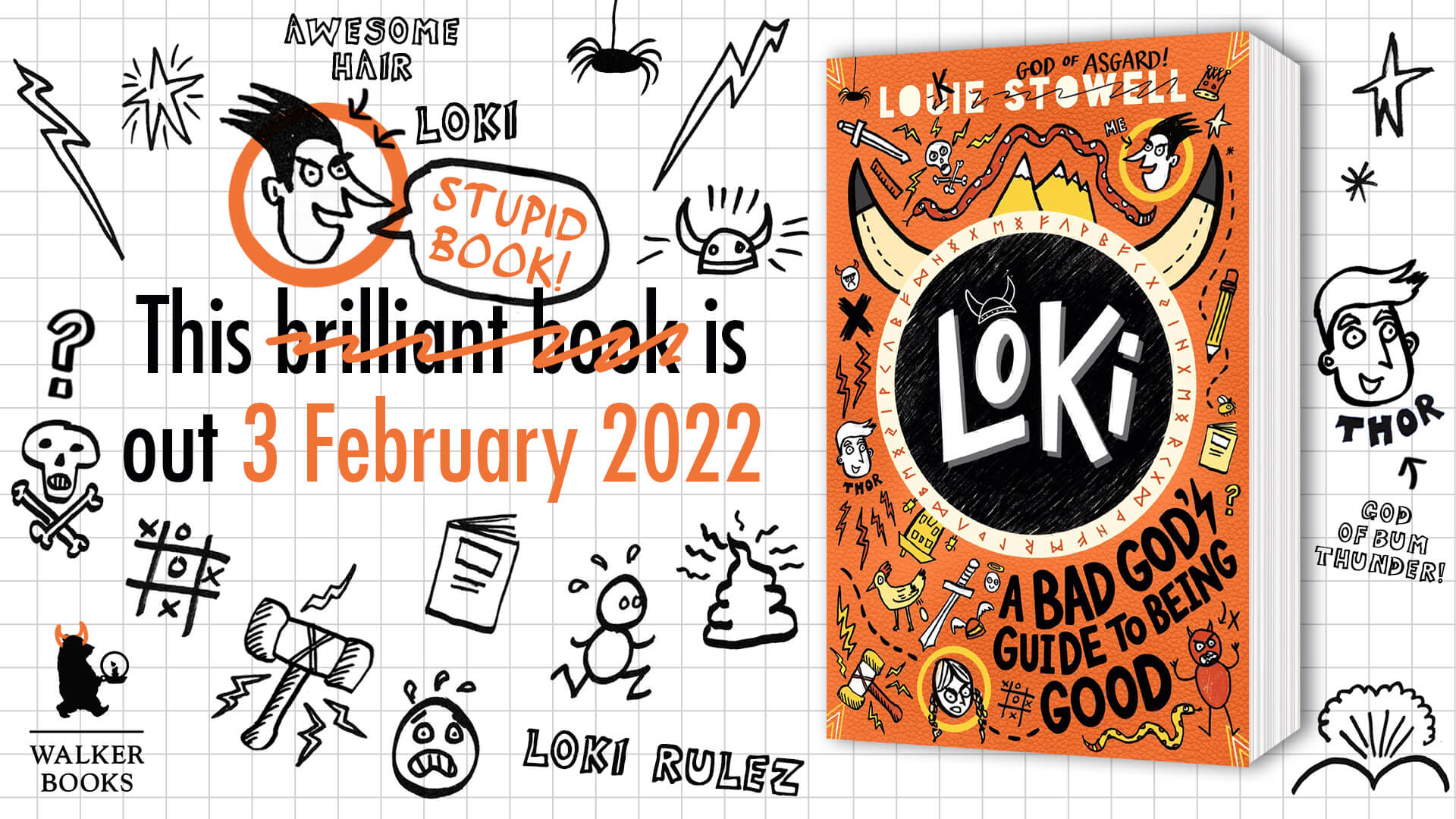 Louie Stowell Loki Book Front Cover
